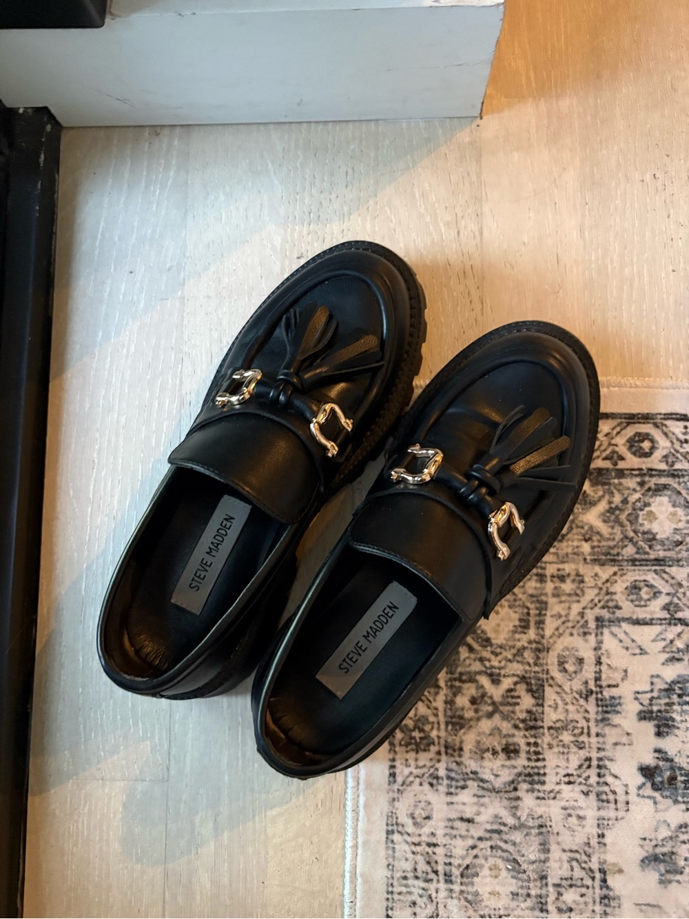 Steve Madden Women’s Black Loafers